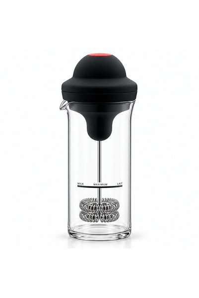 Generic Milk Frother and Cappuccino Mixer with Glass Container, 450 ml