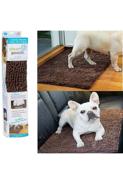 Generic Clean Pooch Mat Super-Absorbent Pet Mat, 44 x 68 cm, with Non-Slip Ba...
