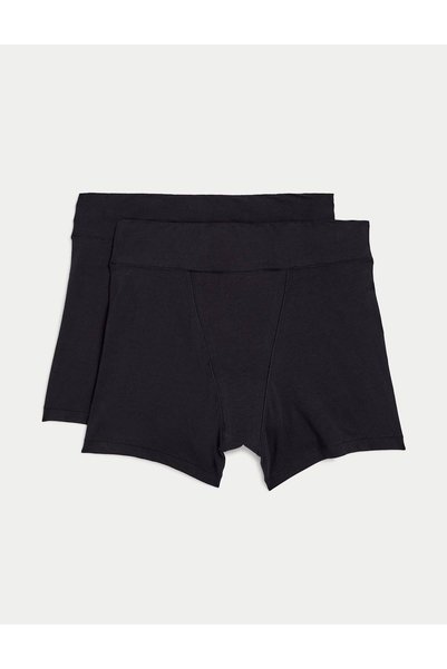 Marks & Spencer Pachet de 2 chiloți scurți menstruali cu absorbție super pute...