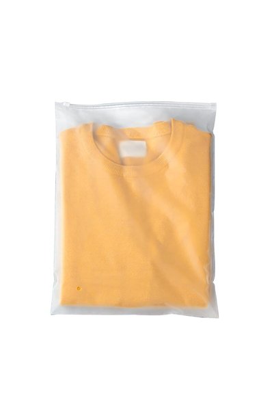 GENERAL Frosted Zipper Bags,Poly Packaging Bags for Clothing, 15Pcs