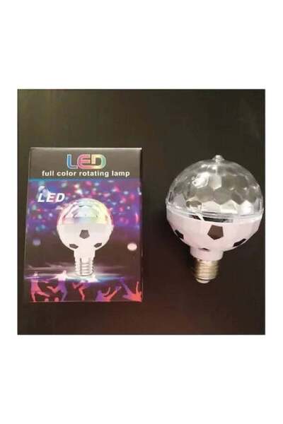 Generic Декоративен полилей с RGB осветление, LED крушка за парти за цокъл E27