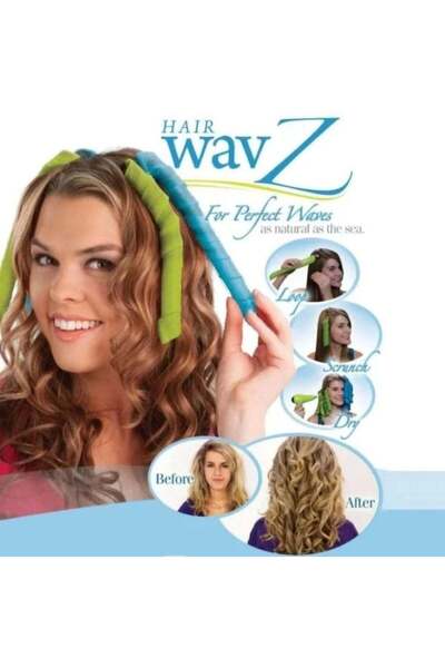 OEM Hair Wavz Spiral Curlers for Defined Curls, Set of 16 Rollers (4 Long, 12...