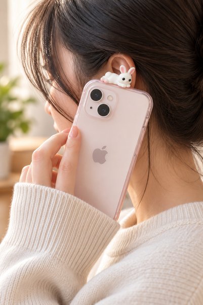 Atsutech Tavşan Figürlü Telefon Süsü - Araba Süsü - Monitör Süsü - Dekoratif ...