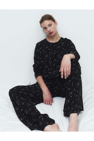 Marks & Spencer Set de pijamale din bumbac pur, imprimate