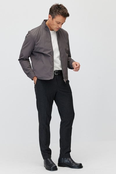 PAULMARK Men's Regular Classic Fabric Trousers