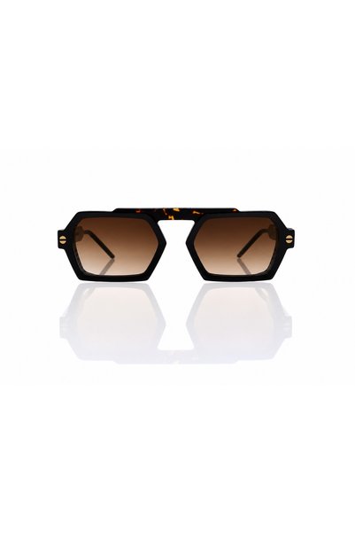 FRANCO VITAL FV ELEU BLK/BRN 52-22 Coffee-Tinted Sun Visor