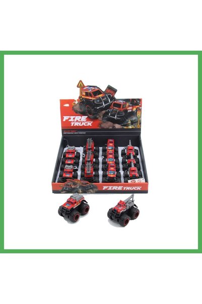 Nur store Çanta 779-69A، نموذج معدني مصبوب بتصميم مزدوج، سيارة إطفاء.