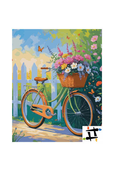 Painting-numbers Set pictura pe numere Gradina cu amintiri 7266, panza pe ram...