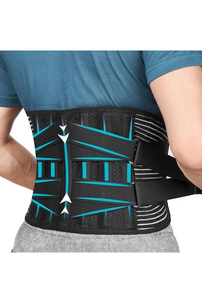 DMG TECH Back Brace, Lower Back Pain Relief with 7 Stays, Adjustable Back Sup...