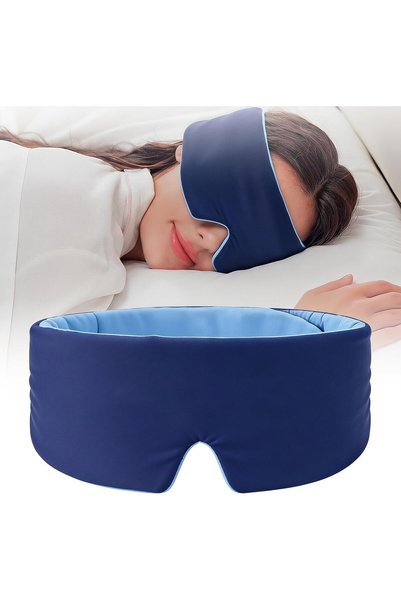NIUB Sleep Mask, 360° Full Circumferential Blackout Sleep Eye Mask, Reversibl...