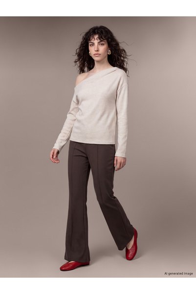 LC Waikiki LCW Petite Brown Solid Skinny & Slim Women's Leggings—The ALITA CI...