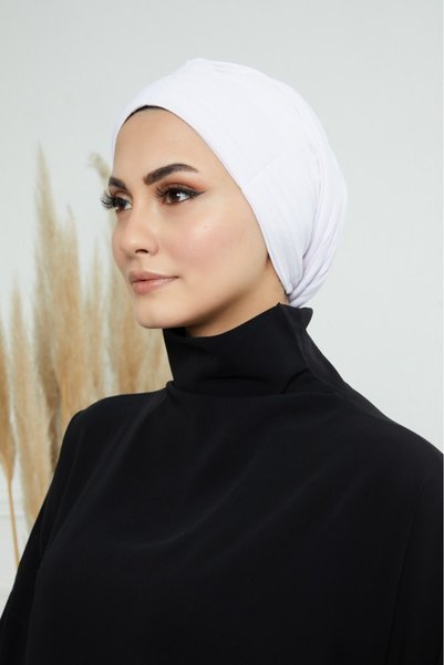 HIJAB VIP Turban Wrap - White