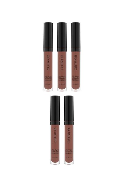 Catrice 5x PACK Luciu de buze, 050 The Glossfather, Gloss Obsessed, 2.5 ml,
