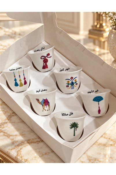 Pressia فناجيل رمضان نص درزن 6 حبات 90 ملي