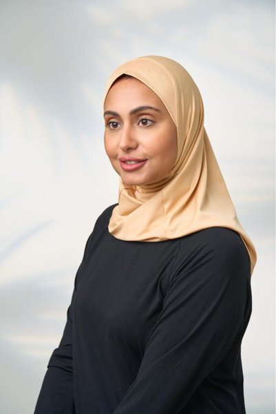 HIJAB VIP حجاب رياضي - عسلي