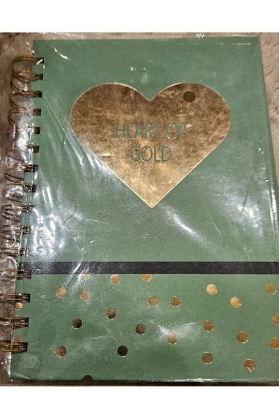 S.B.T Stationery S.B.T HEART OF GOLD SPIRAL NOTE BOOK