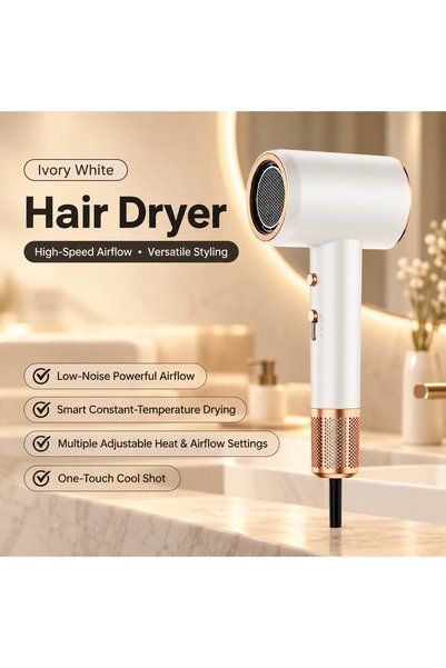 LANNO REDDEN High-Speed Hair Dryer, Powerful Fast Drying Blow Dryer, Professi...