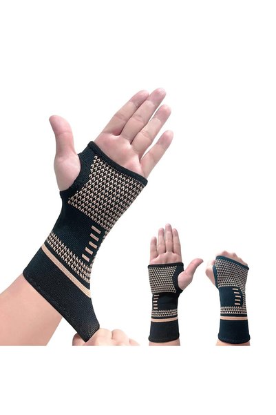 Yelajoy Wrist Compression Sleeve, Elastic Wrist Support Sleeve Wrist Brace fo...