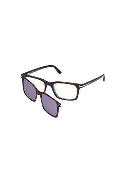 Tom Ford FT 6175-B 052 53 Clip-On Sunglasses