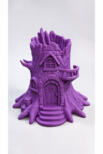 Belupa Decorative Pen Holder with Tree House Figure - Fantastic Desktop Organ...