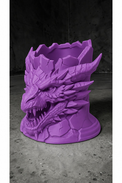 Belupa Decorative Pen Holder with Dragon Figure - Fantastic Desktop Organizer...