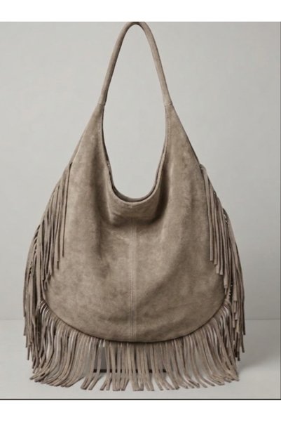 Afra Modele de genti din piele de suede naturală