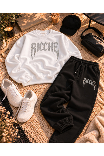 JAWÜ FASHION Ricche Brushed Inside Chardonnay Sweet - Premium Sweatsuit SET