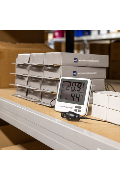 Therma-Hygrometer |Problu Dijital Sıcaklık ve Nem Ölçer - Ev, ofis ve depolar için iç mekan termometresi