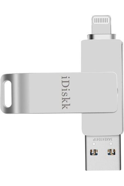 iDiskk 【معتمد من Apple MFi】 فلاش درايف بسعة 128 جيجابايت، ذاكرة تخزين محمولة ...