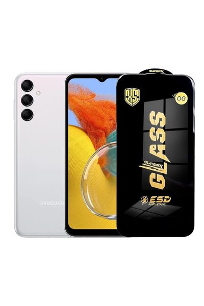 DAMUR Protection Film for Samsung Galaxy M14, Innovation, ESD Tempered Glass,...