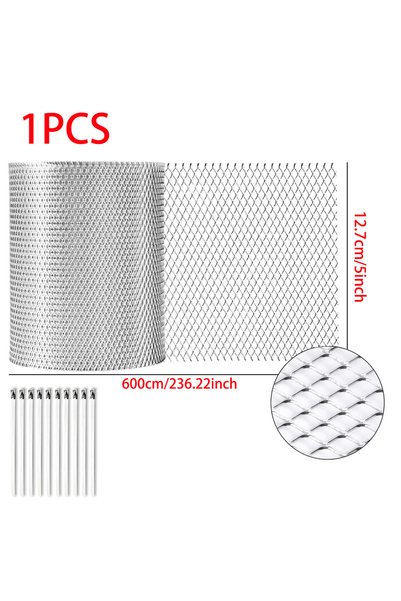 Choice 12.7cmx6m 1PCS Guard Aluminum Gutter Guard from Leaves Gutter Covers S...