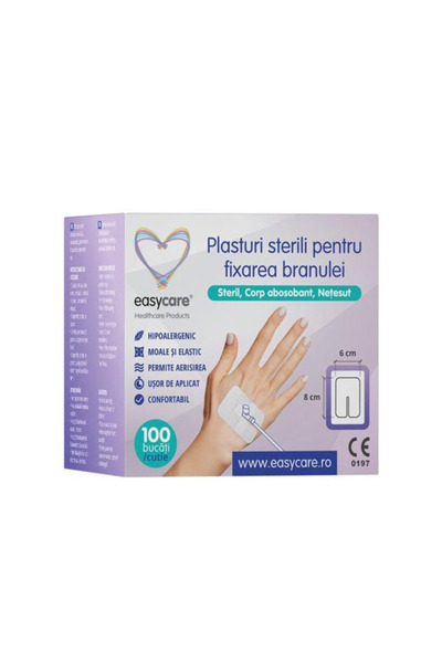 easycare Sterile Bandage Fixation Patches - EasyCare, Absorbent Body, Non-Wov...