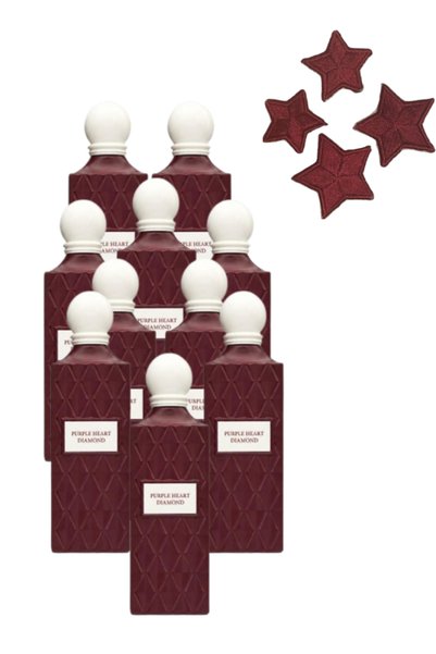 IBRAG 10 قطع Purple Heart Diamond Perfume 200 مل