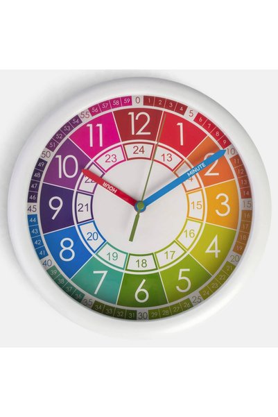 Belora !Ceas Perete Alb Educativ 20Cm