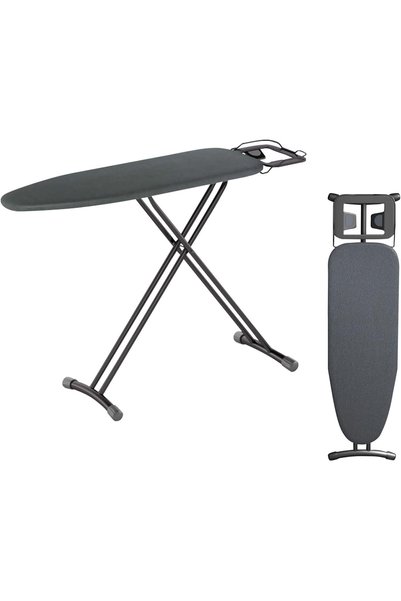 DAYONG 12"x36" Ironing Board, Height Adjustments Iron Board with Steam Iron R...
