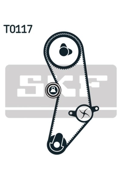 SKF Set pompă de apă + curea de distribuție VKMC 02201