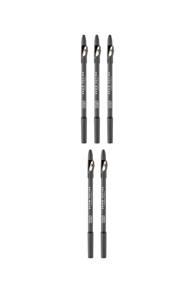 MUA Makeup Academy 5x PACK Define Eyebrow Pencil – Grey