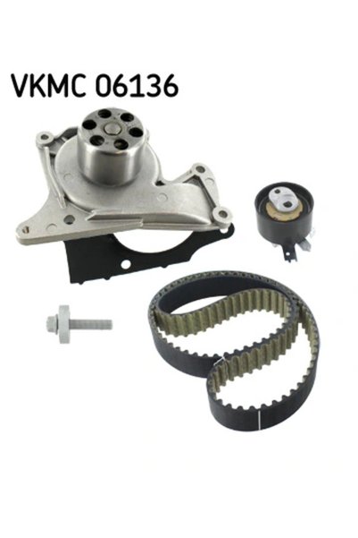 SKF Set pompă de apă + curea de distribuție VKMC 06136