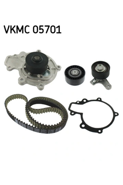 SKF VKMC 05701 Pompă de apă + set curea de distribuție