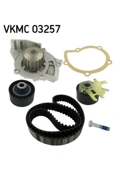SKF Set pompă de apă + curea de distribuție VKMC 03257