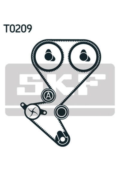 SKF VKMC 03258 Pompă de apă + set curea de distribuție