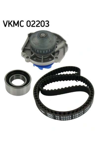 SKF Set Pompa Apa + Curea Dintata Vkmc02203 Fiat Albea/Doblo Autoutilitară/Li...