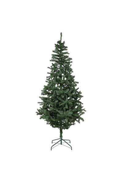 OEM Brad Artificial de Craciun, 240 cm, 1097 Varfuri, Diametru 135 cm, PVC, S...