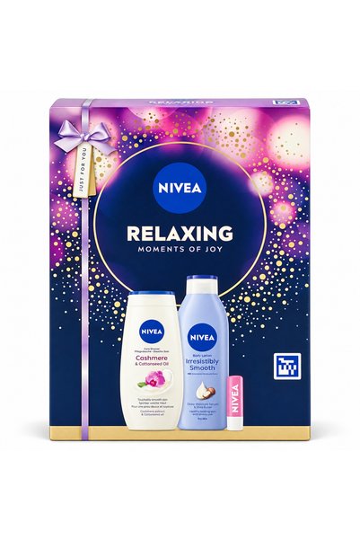 NIVEA Set cadou pentru îngrijire Relaxing Moments Of Joy, 250 ml + 250 ml + 4...