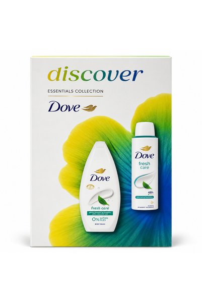 Dove Set cadou pentru îngrijire Discover Fresh Care, 250 ml + 150 ml