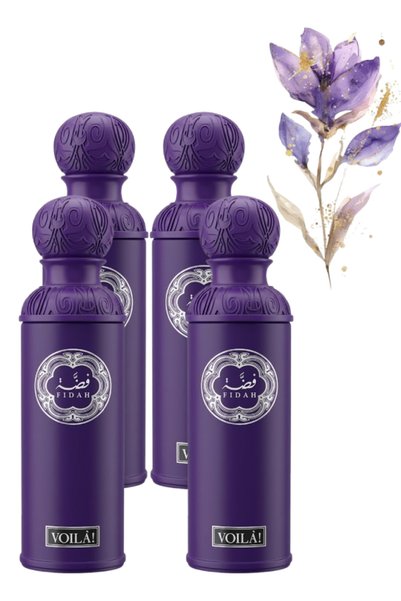 FIDAH 4 قطع عطر Voilà & Signature Collection 200 مل