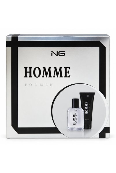 N.G. Set cadou pentru parfumare NG Men Homme, 100 ml + 100 ml