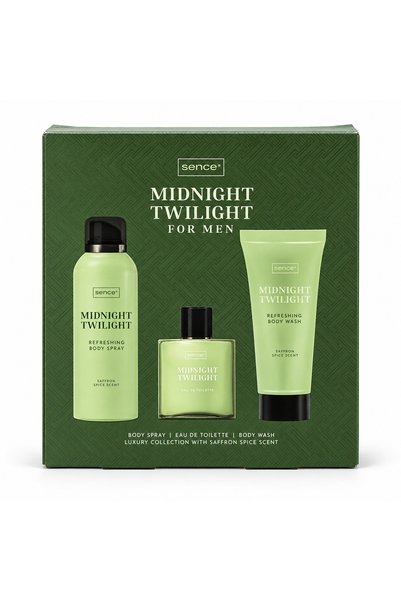 SENCE Set cadou pentru parfumare Men Midnight Twilight, 150 ml + 50 ml + 150 ml