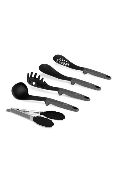 Berlinger Haus Set ustensile de bucatarie - Anthracite Collection, 5 piese, p...