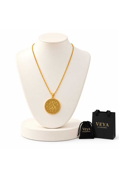 VEYA An Oriental Round Necklace with a Modern Touch Gives You Exceptional Dai...
